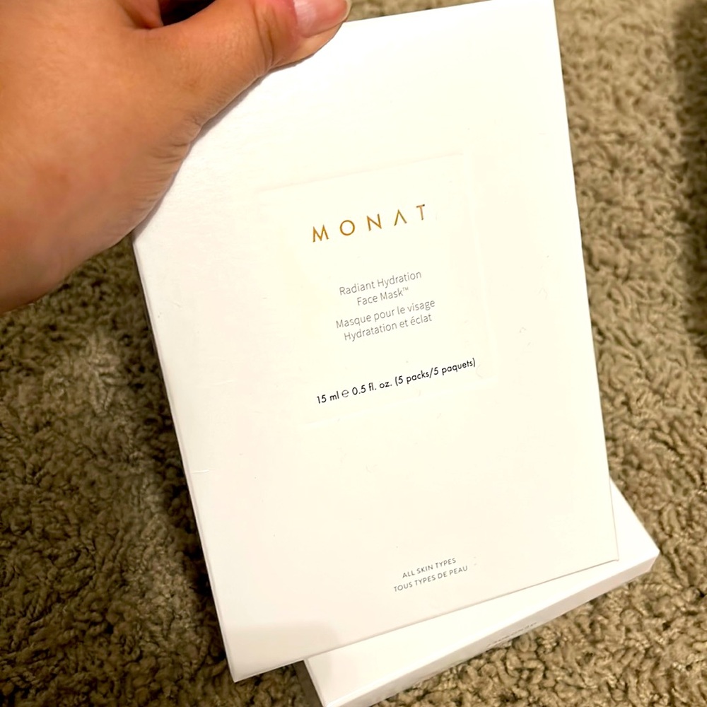 Monat Radiant Hydration Face Mask 5 Pack